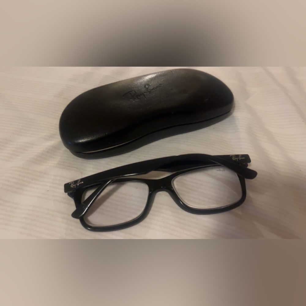 Ray-Ban Black Glasses With Case RB 5228 2000 53017 140